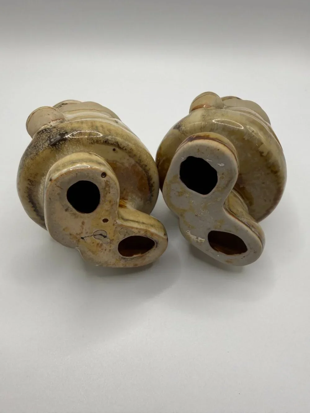 VTG Ceramic Santa Claus Figurines
